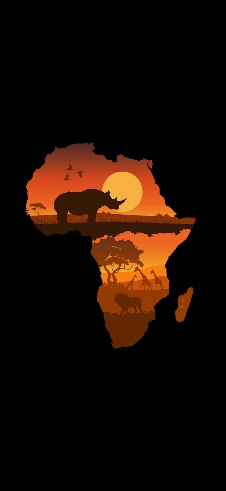 African Phone 桌布
