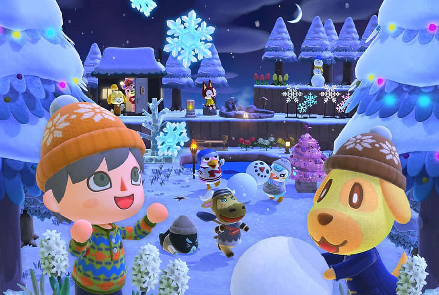 Animal Crossing Winter 桌布