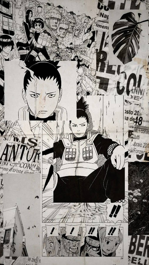 Anime Black And White iPhone 桌布