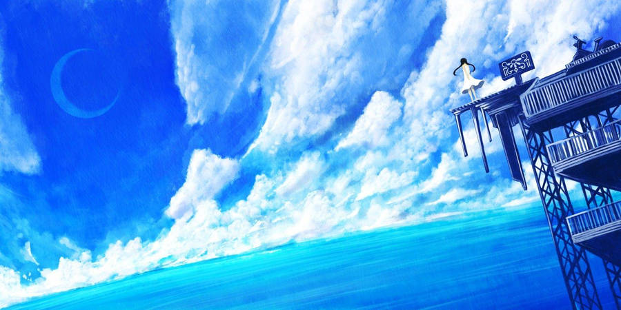 Anime Blue 桌布