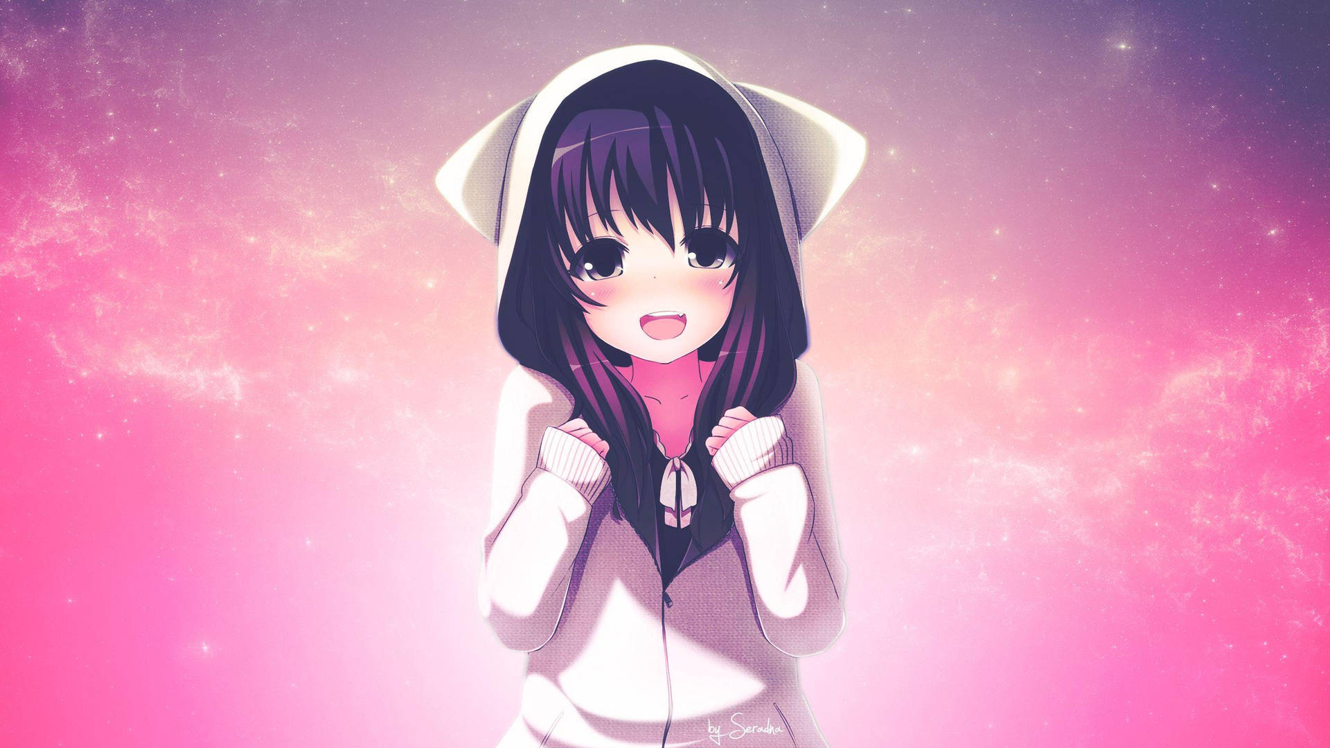 Anime Cute Girl 桌布