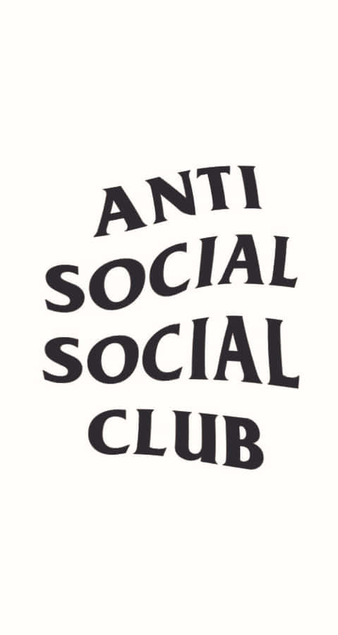 Anti Social Club iPhone 桌布