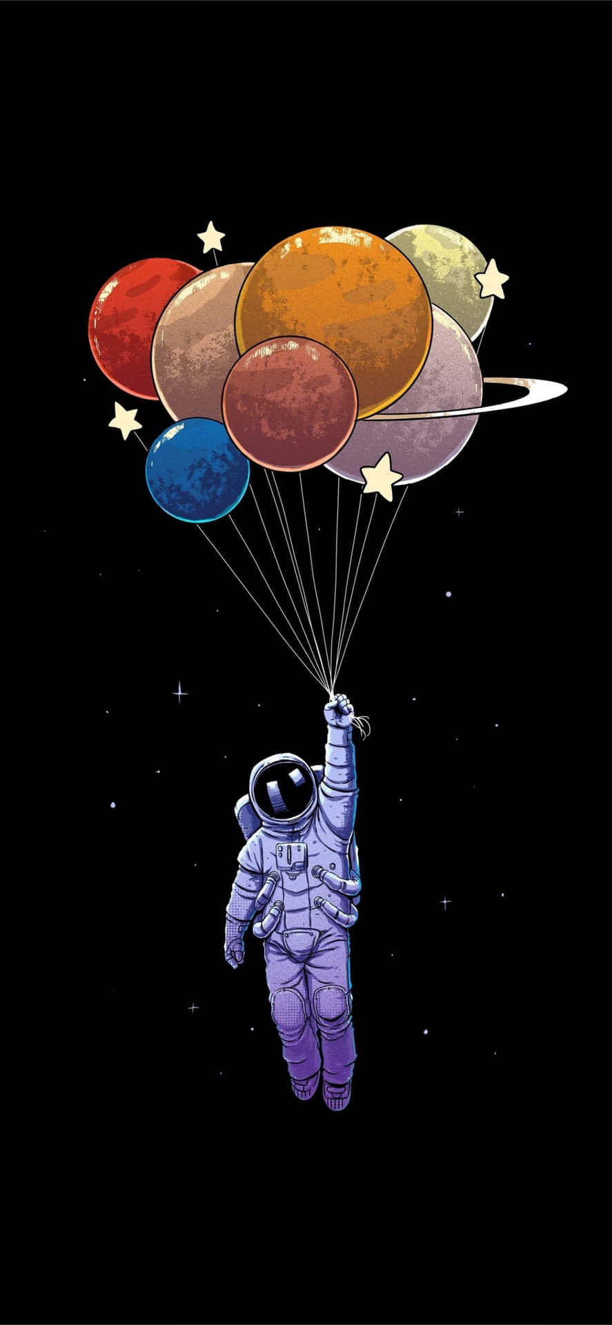 Astronaut iPhone 桌布