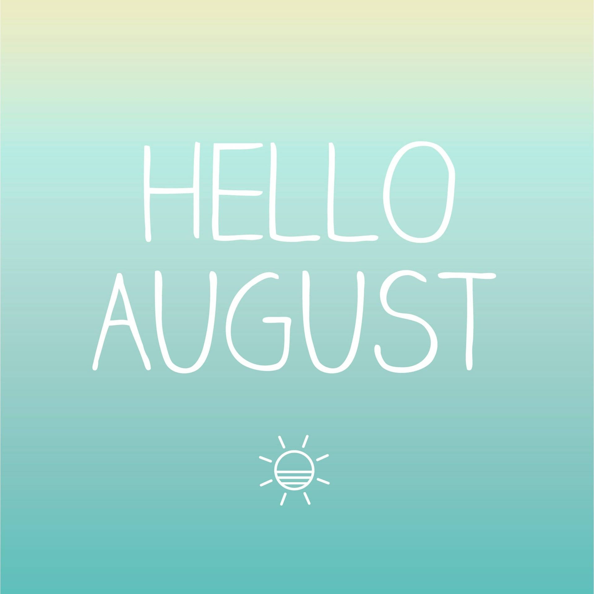 August 桌布