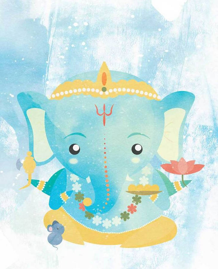 Baby Ganesh 桌布