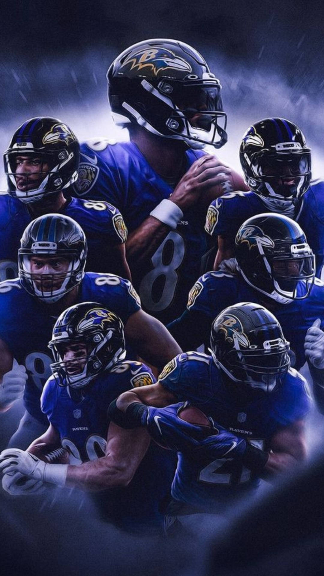 Baltimore Ravens iPhone 桌布
