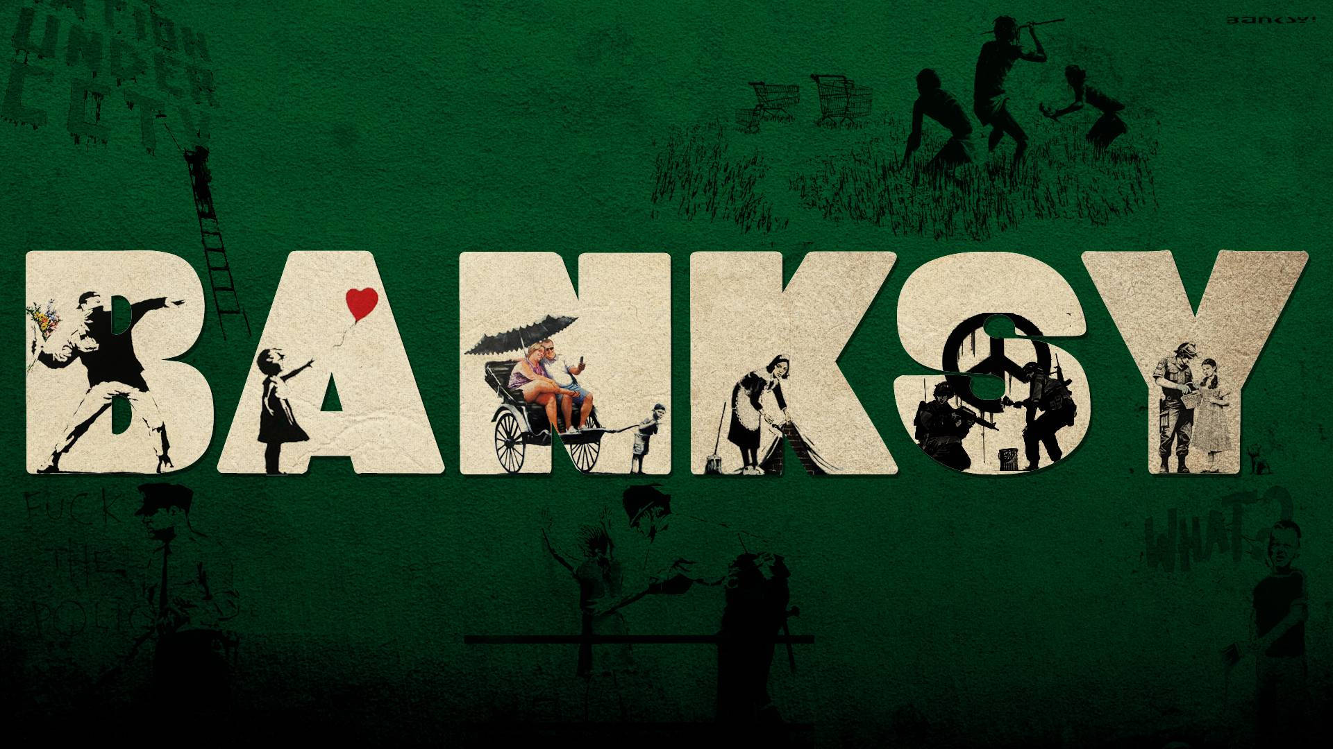 Banksy 桌布