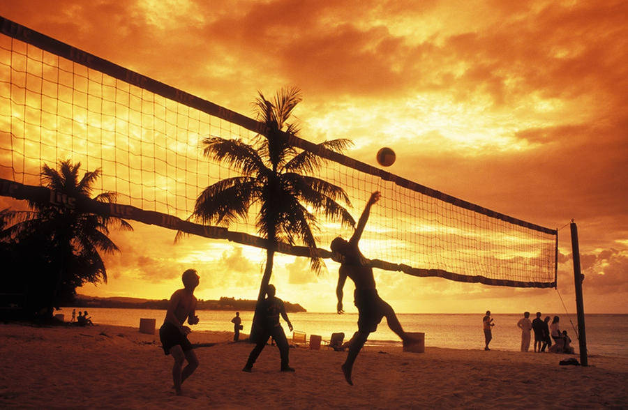 Beach Volleyball 桌布