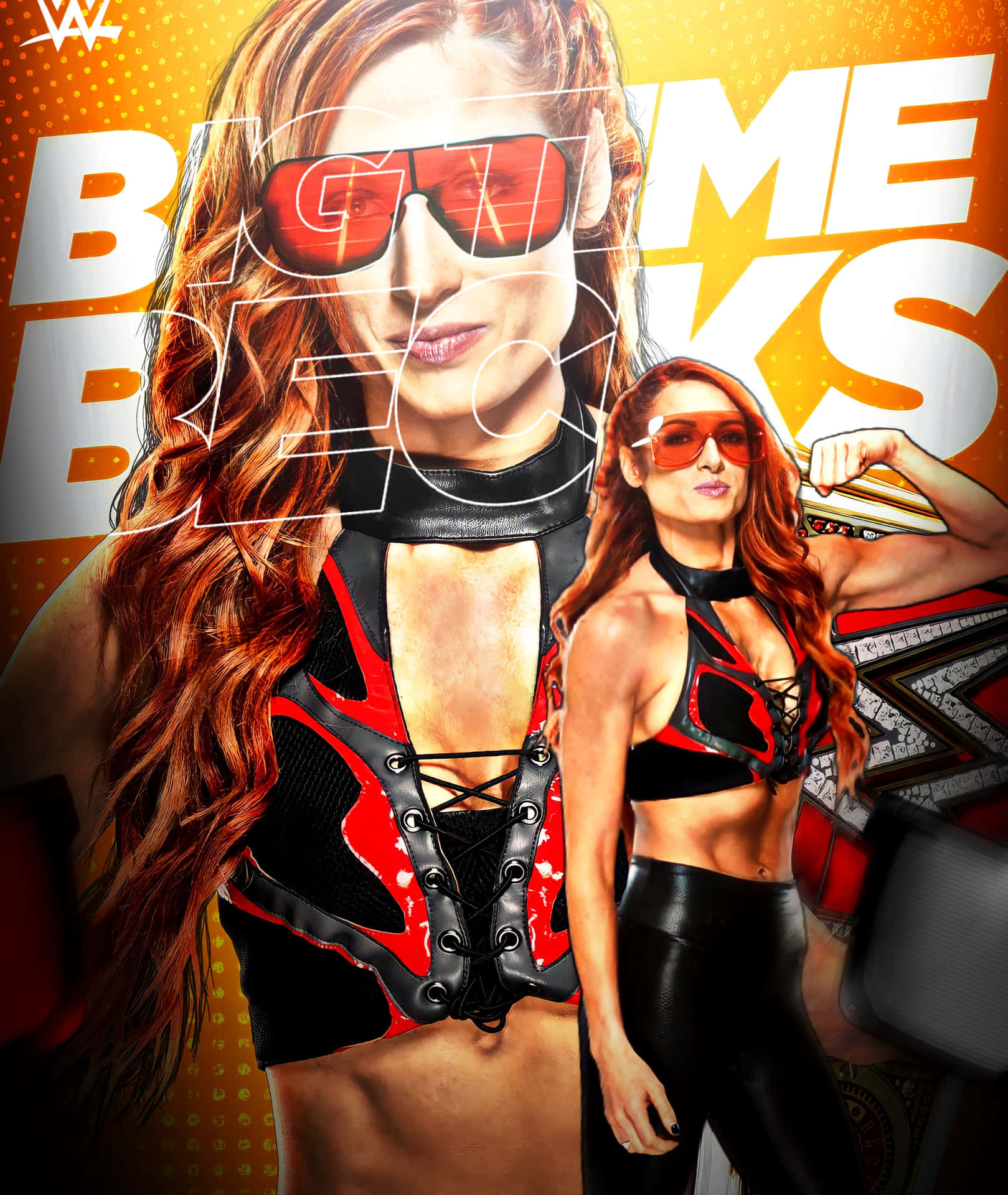 Becky lynch 桌布