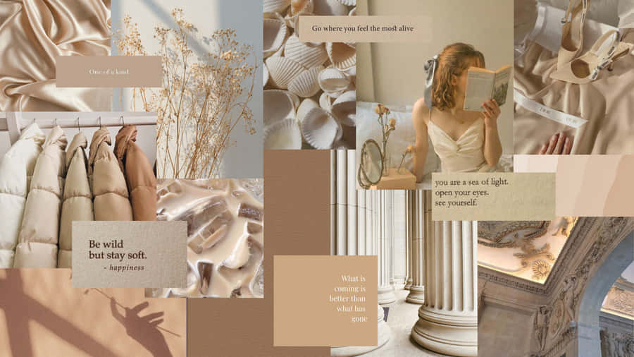 Beige Desktop 桌布