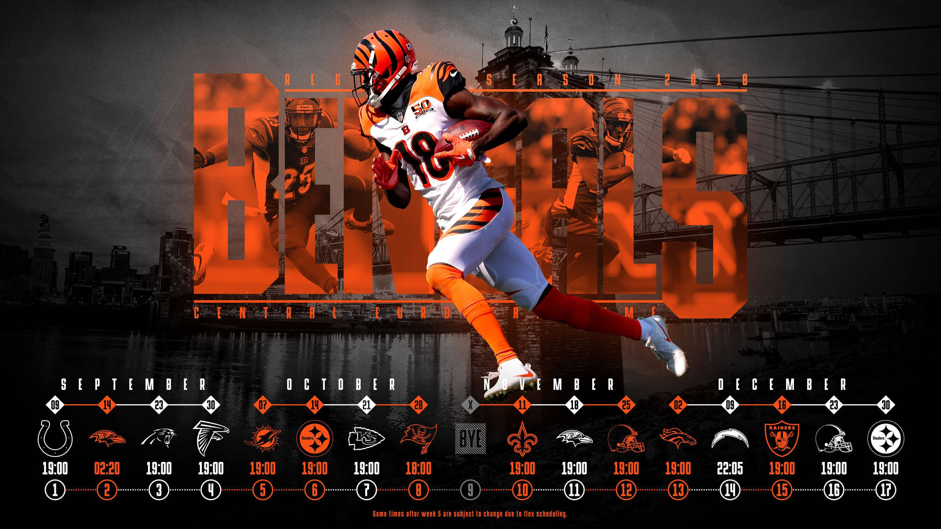 Bengals 桌布
