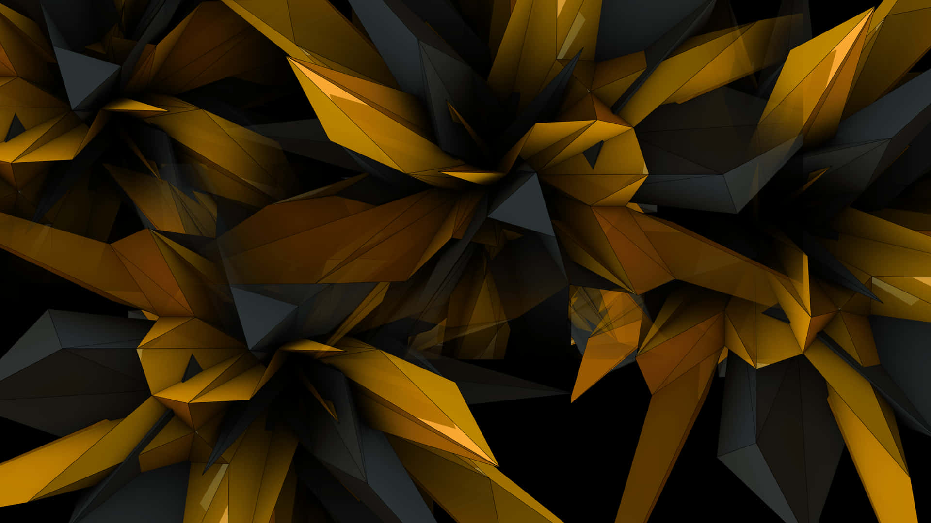 Black And Gold Desktop 桌布