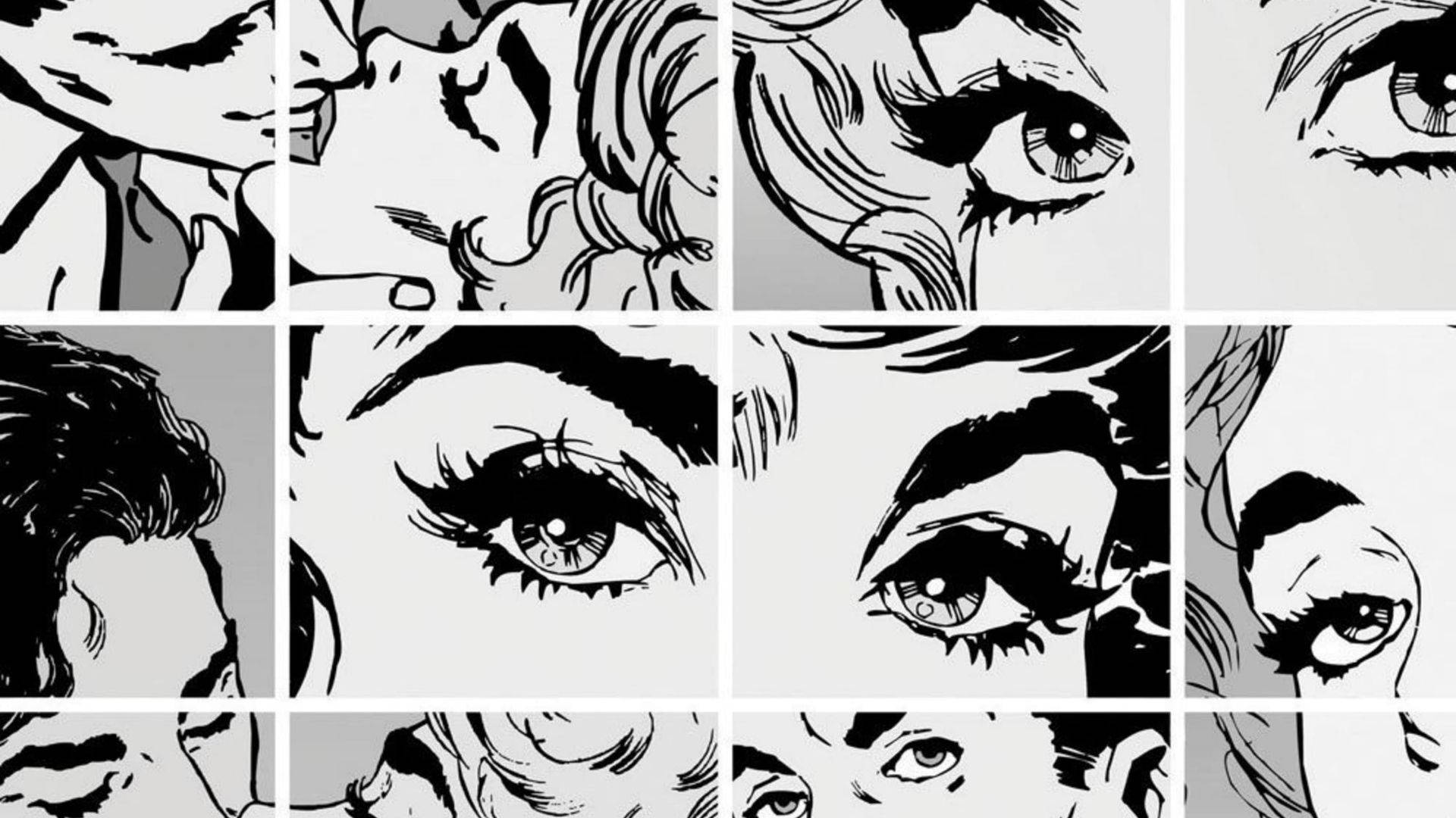 Black And White Art 桌布