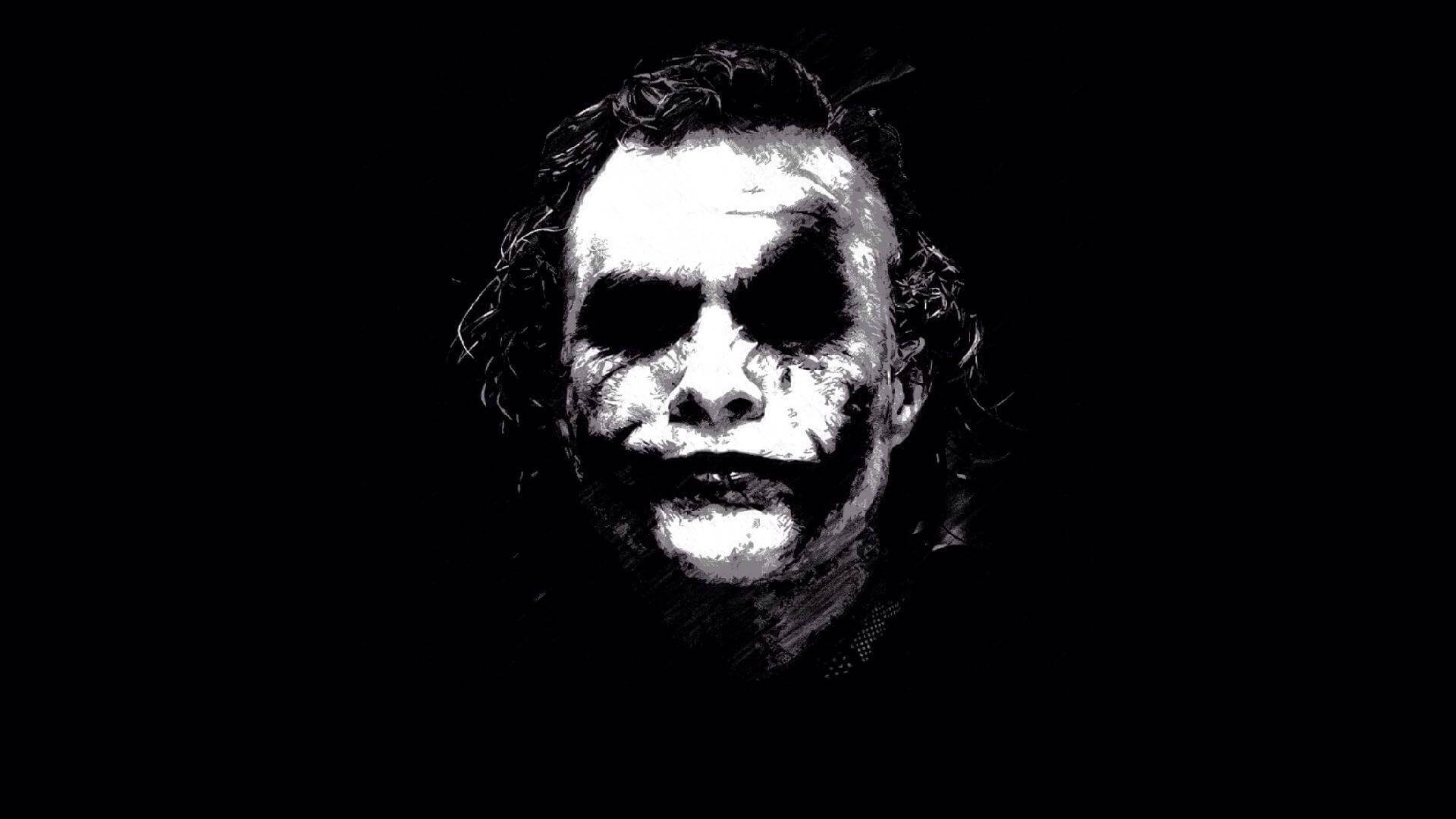 Black And White Joker 桌布
