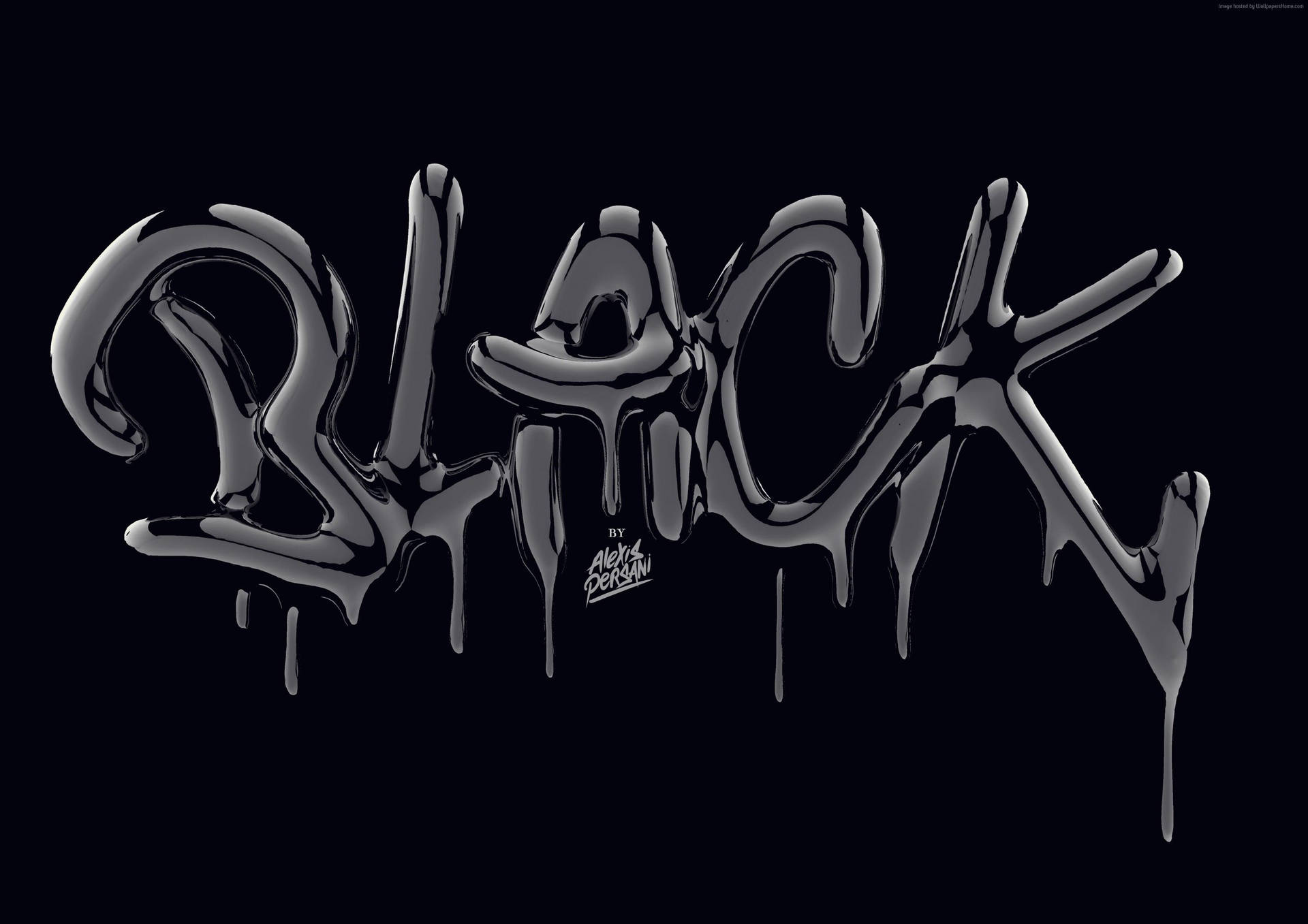 Black Drippy 桌布