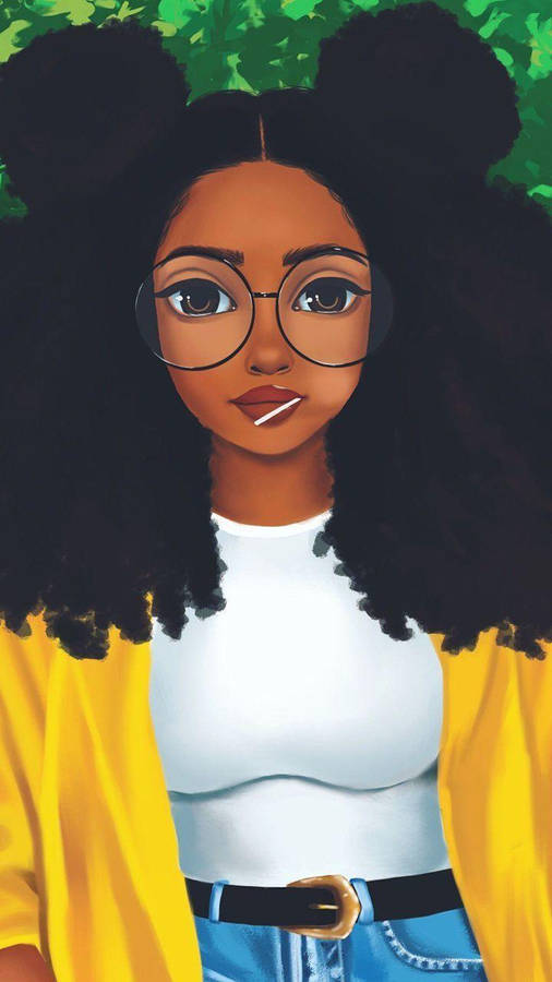 Black Girl Baddie 桌布