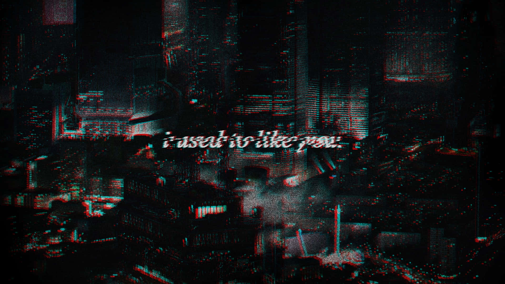 Black Glitch 桌布