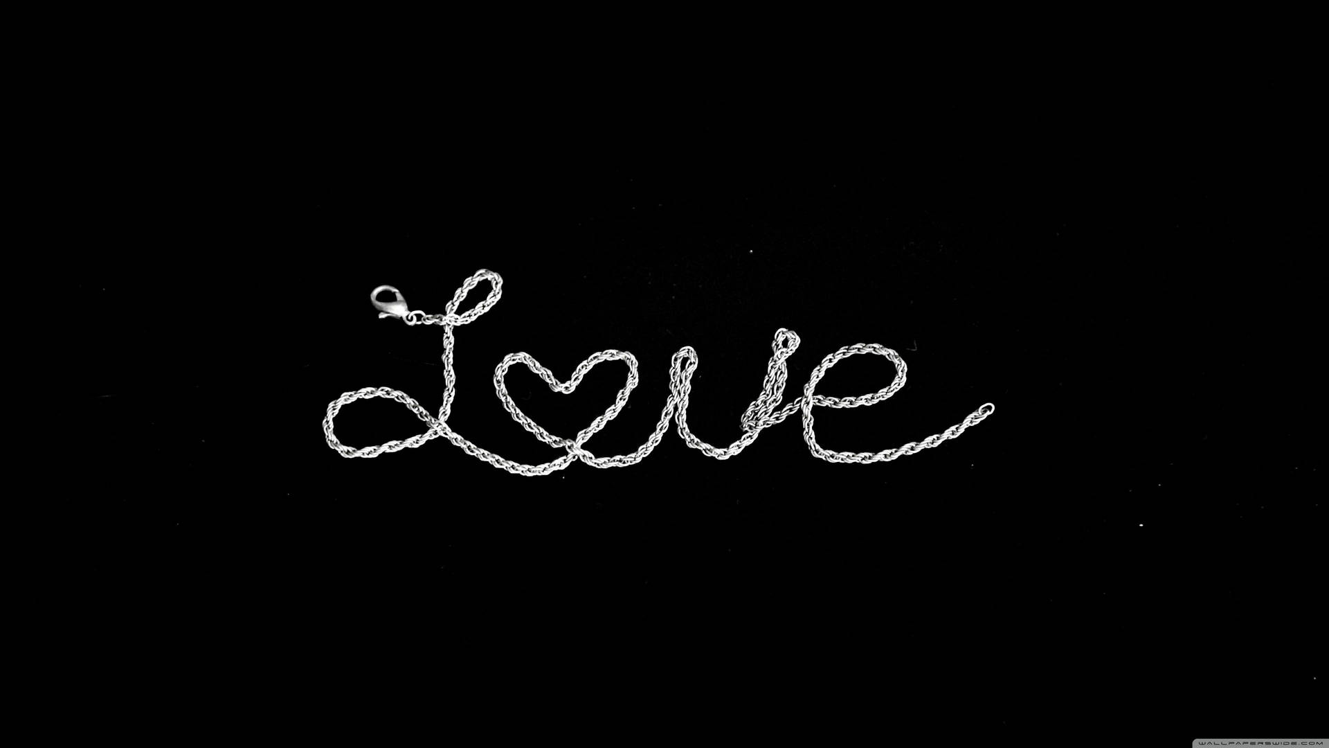 3840x2160 Love is the New Black ❤ 4K HD Desktop Wallpaper for 4K