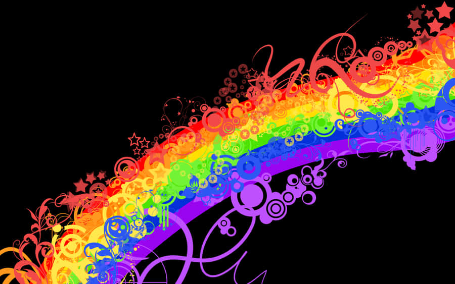 Black Rainbow 桌布