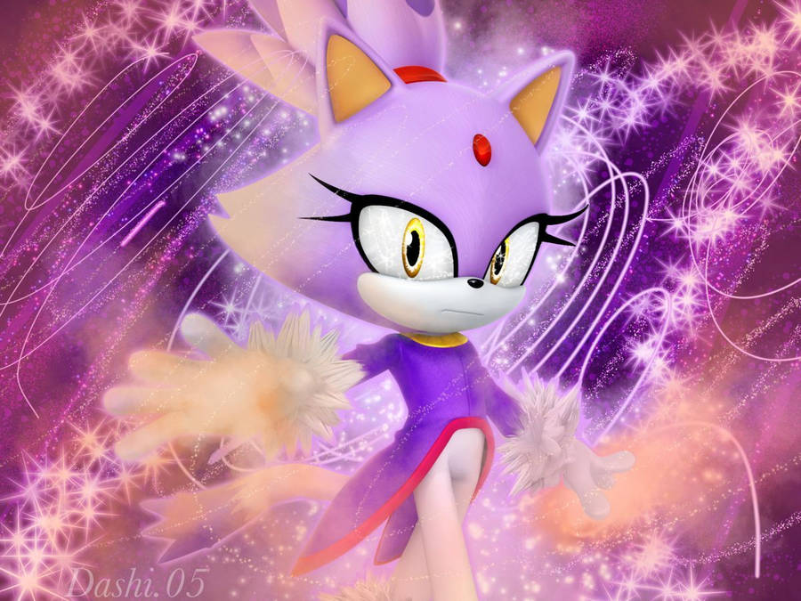Blaze The Cat 桌布
