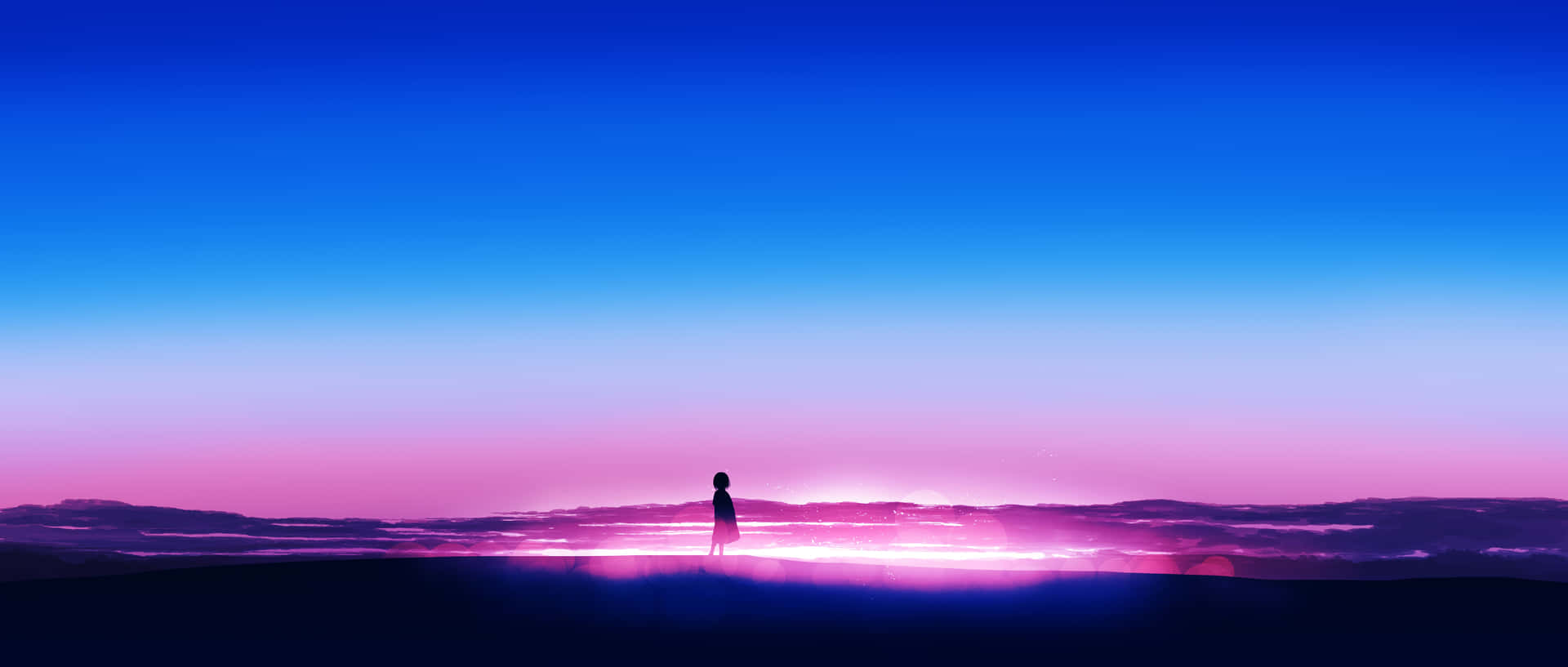 Blue And Purple Sunset 桌布