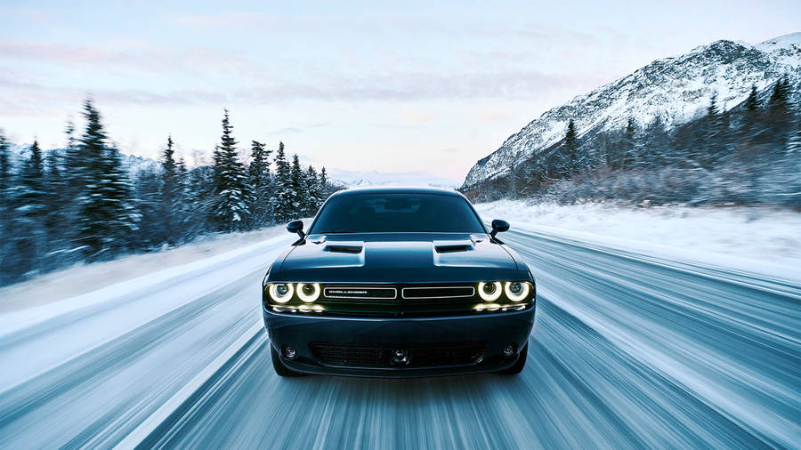 Blue Dodge Challenger 桌布