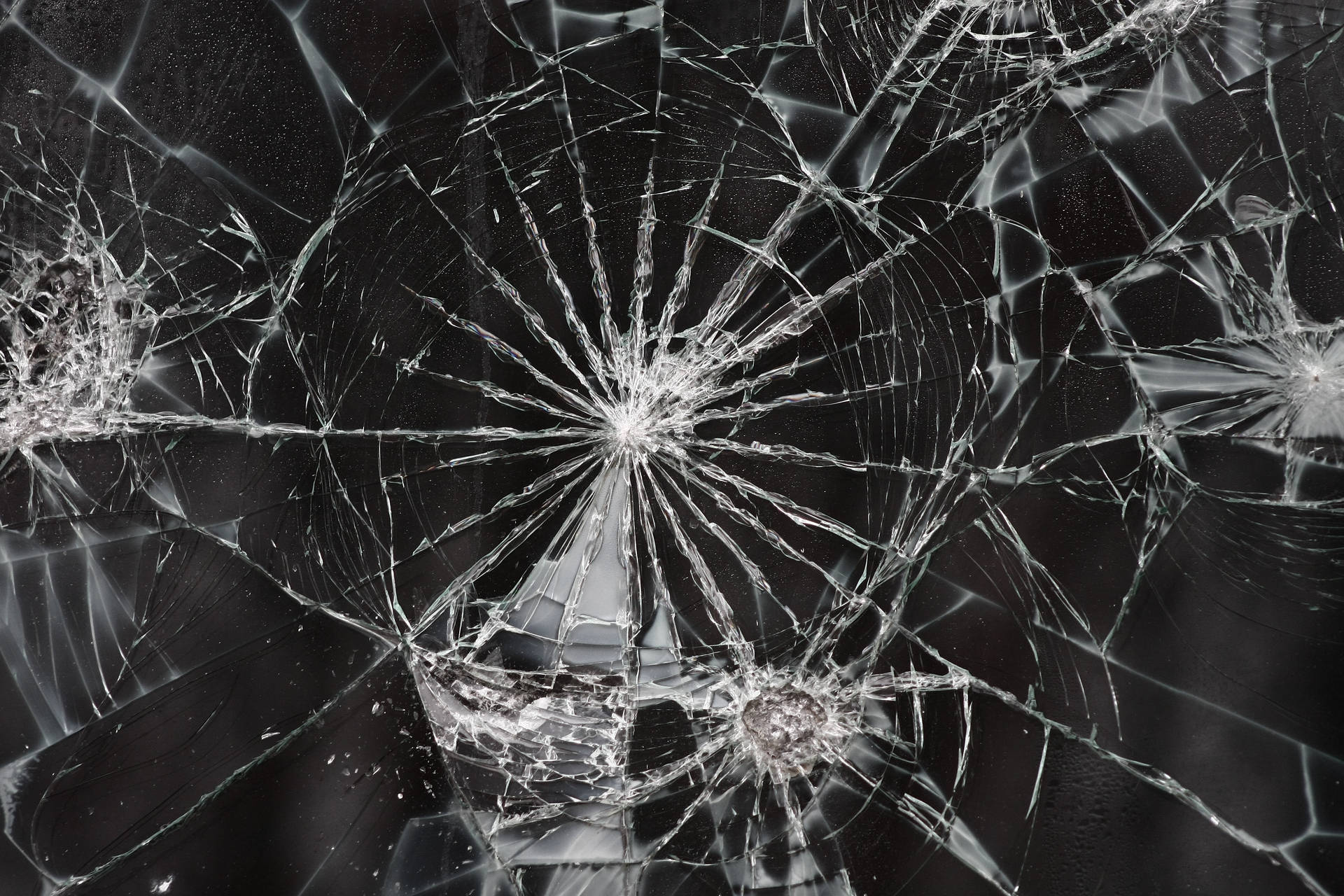 Preview wallpaper glass, cranny, broken, shards
