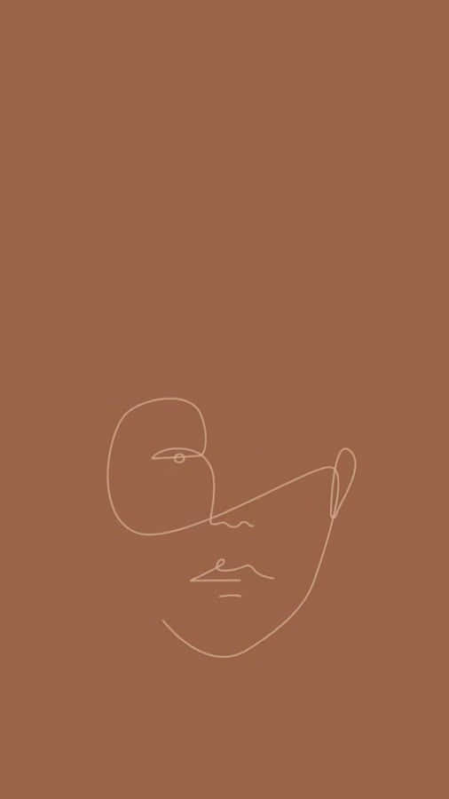 Brown Minimalist 桌布
