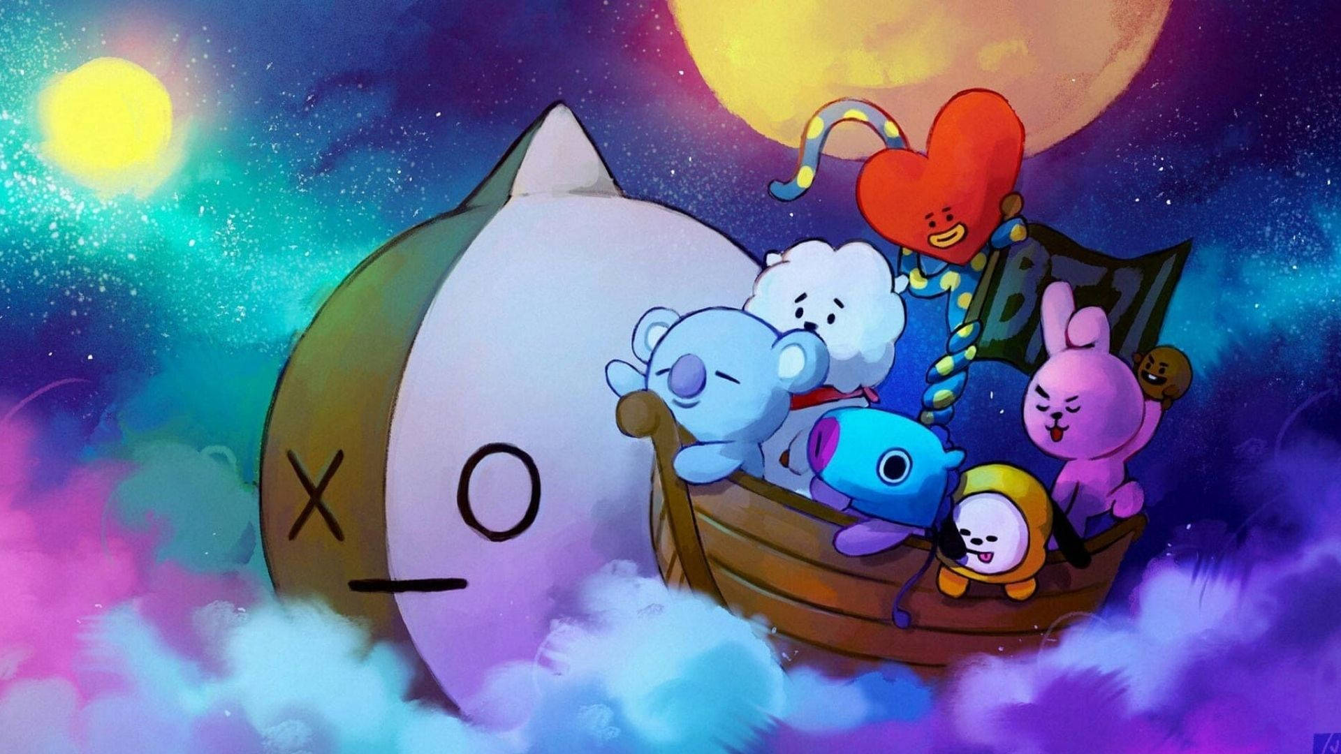 Bt21 桌布