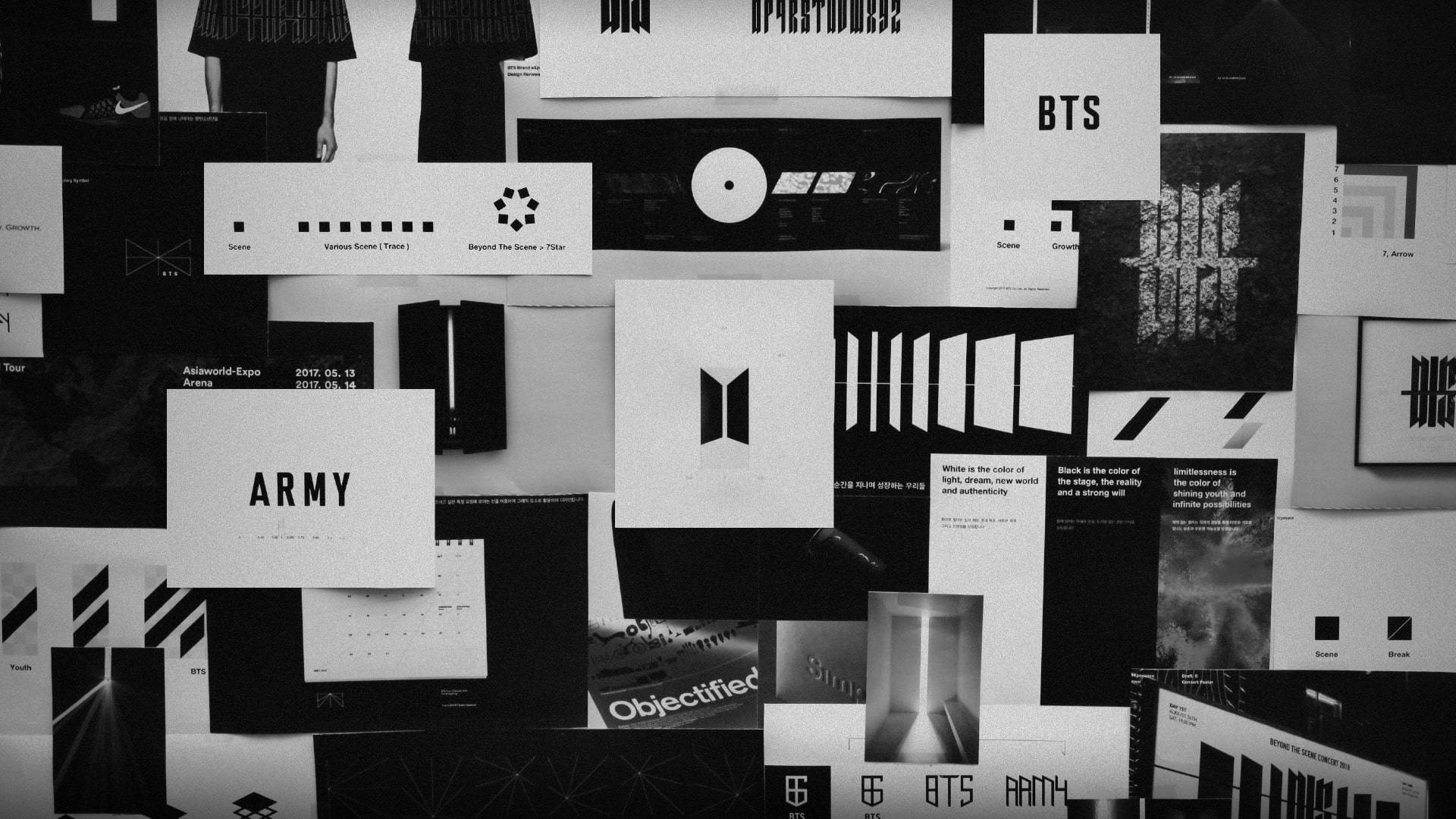 Bts Black Aesthetic 桌布