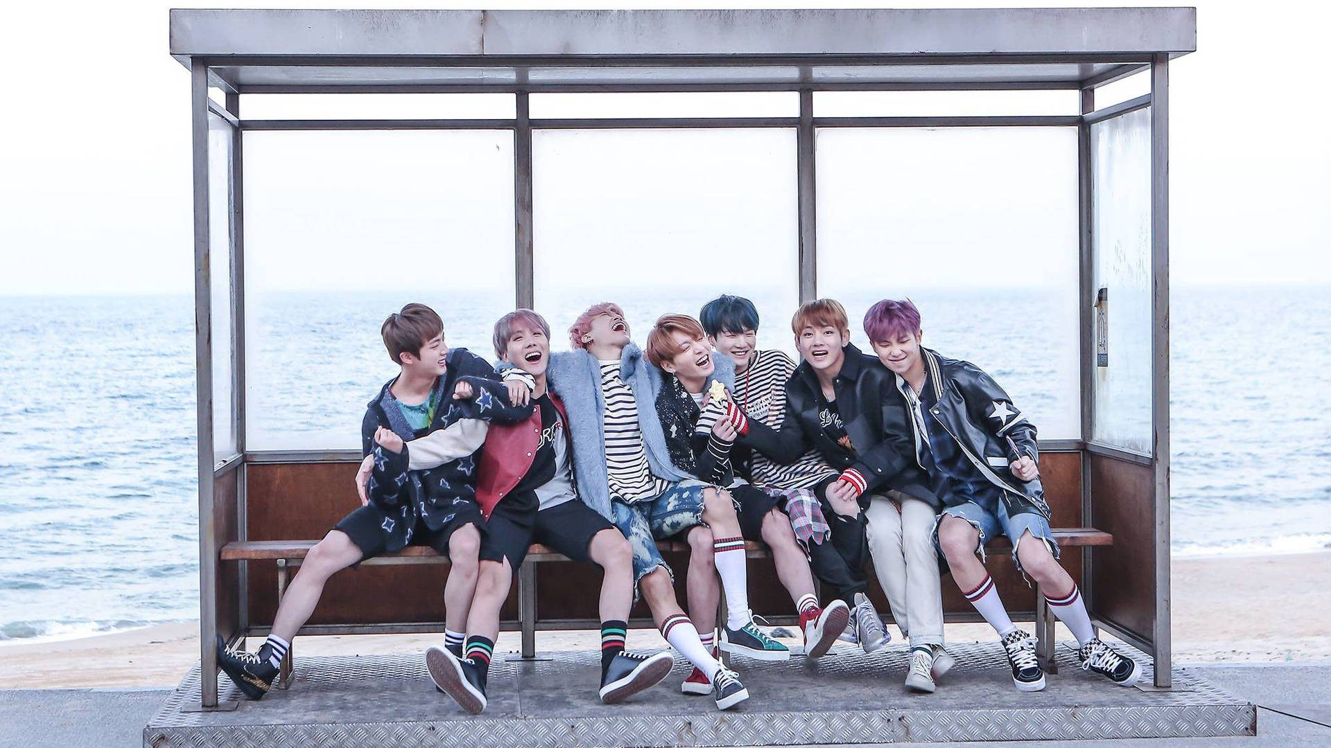 Bts Group Aesthetic 桌布