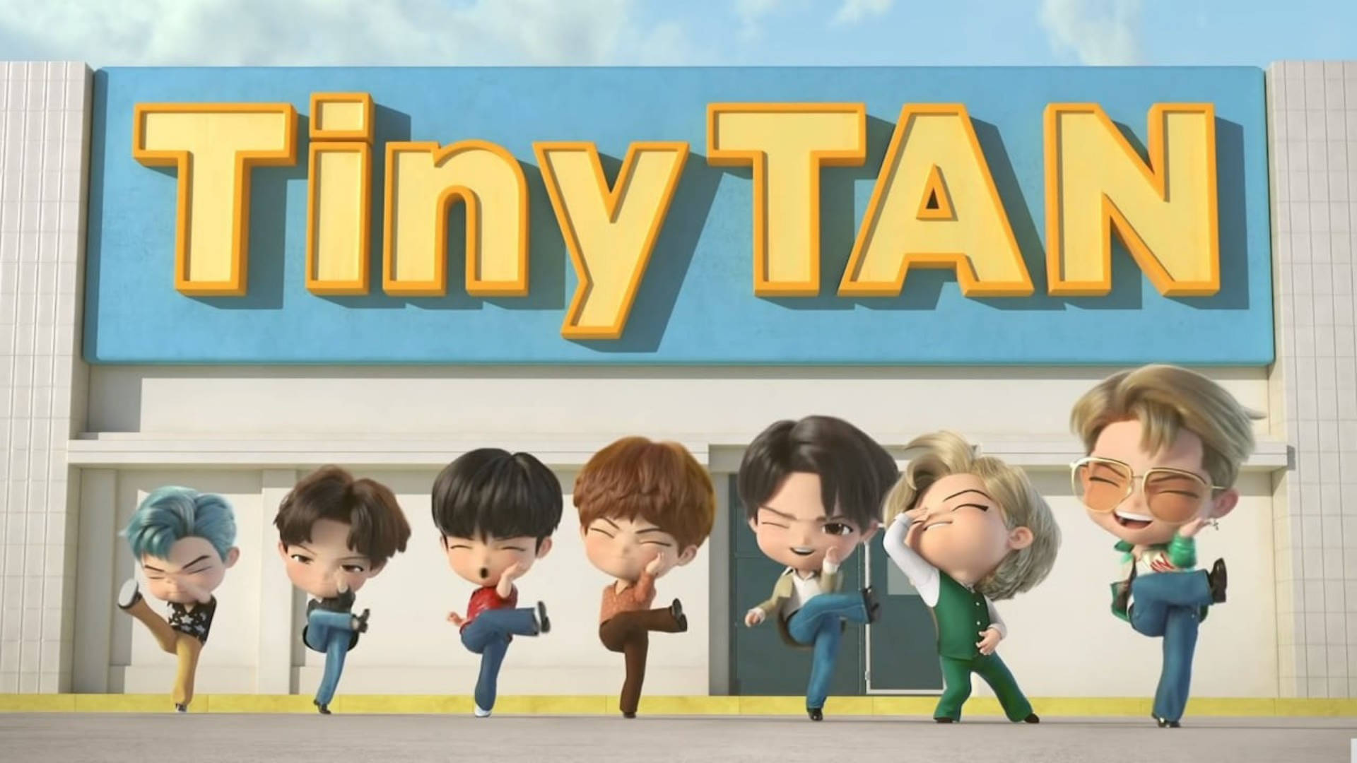 Bts tinytan 桌布