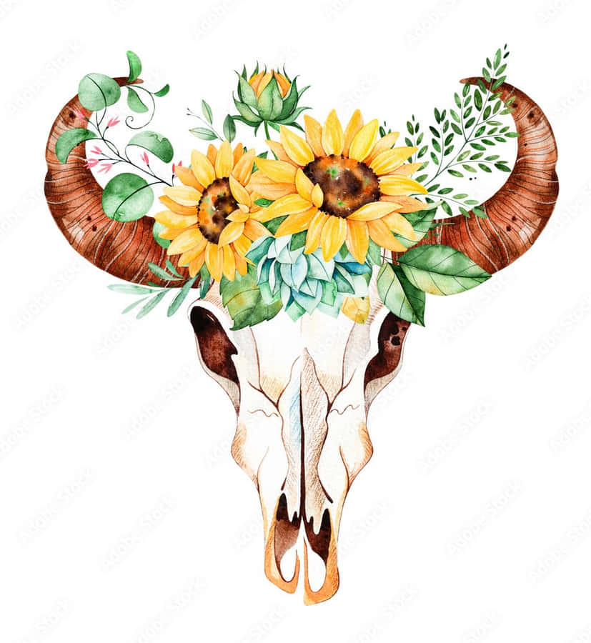 Bull Skull 桌布