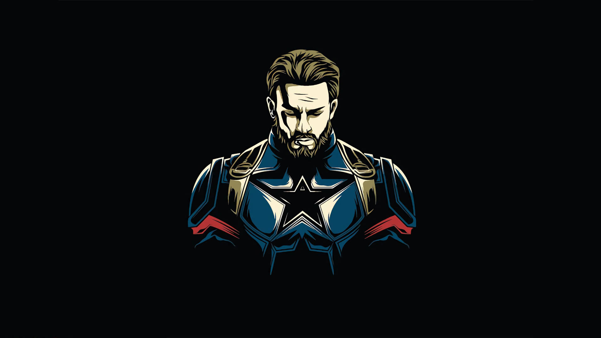 Captain America Laptop 桌布