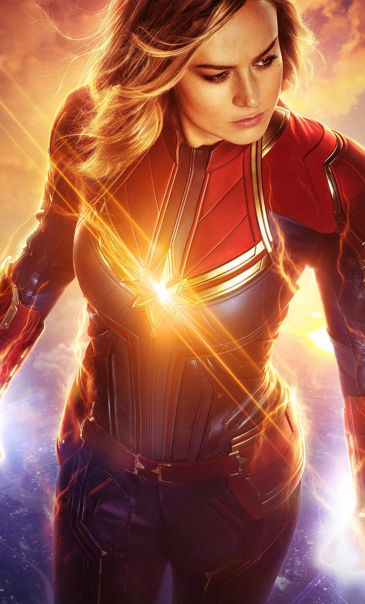 Captain Marvel 3d 桌布