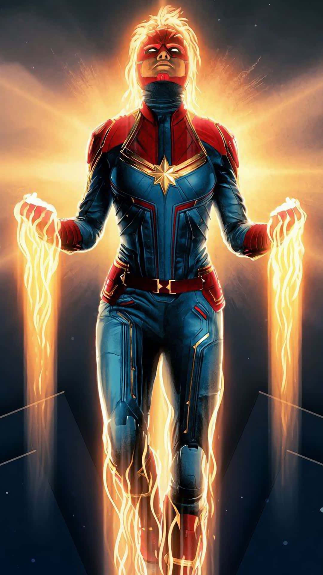 Captain Marvel iPad 桌布