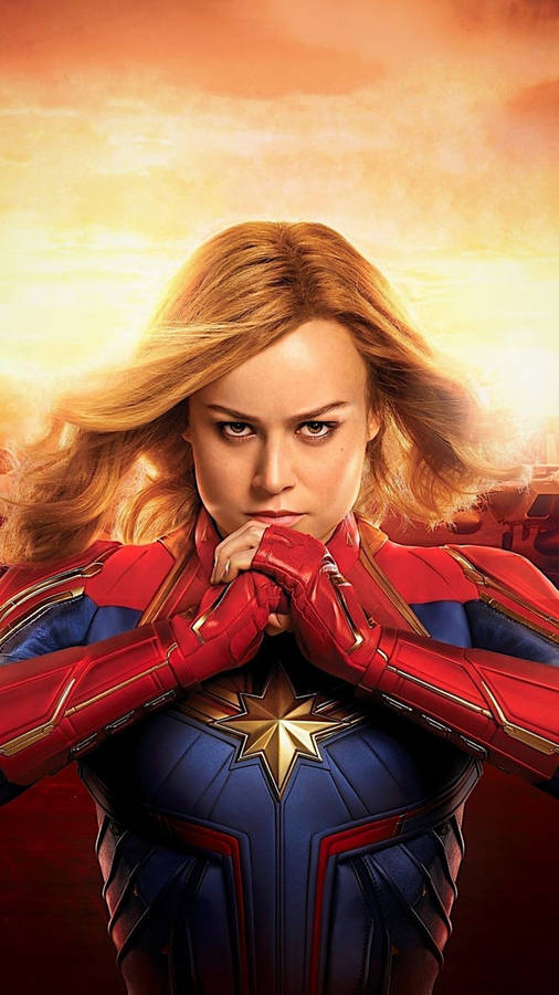 Captain Marvel iPhone 桌布