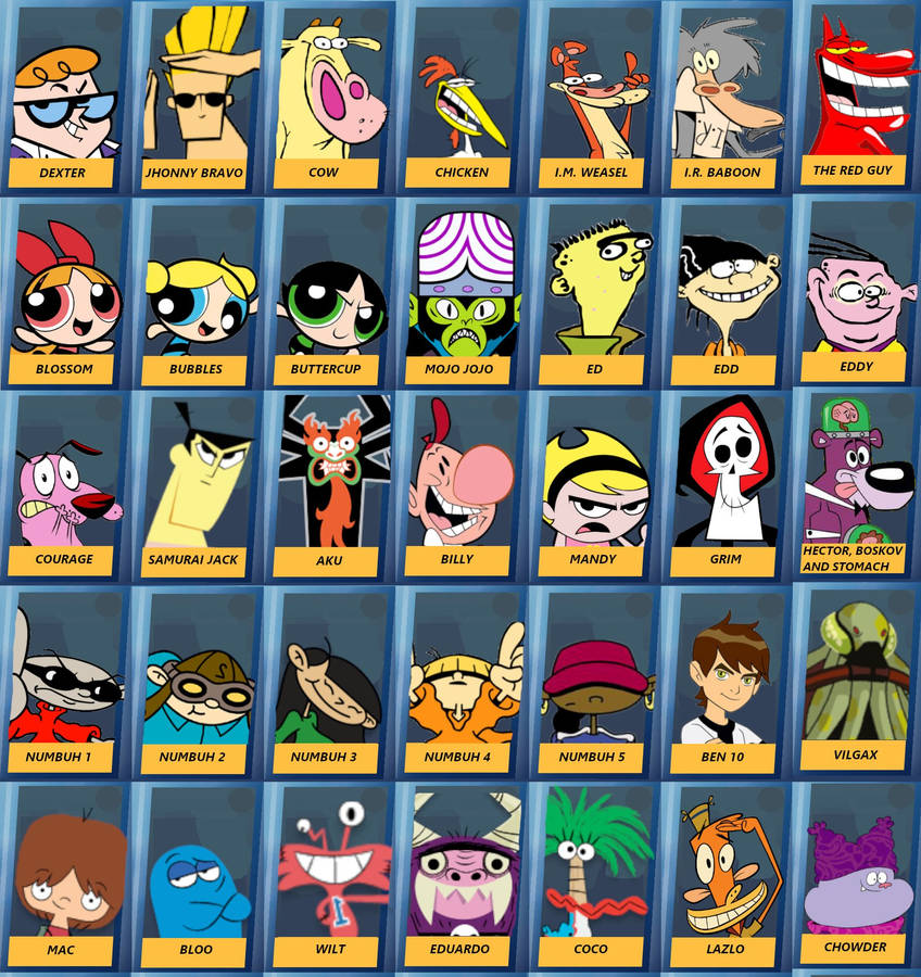 Cartoon Network Characters 桌布