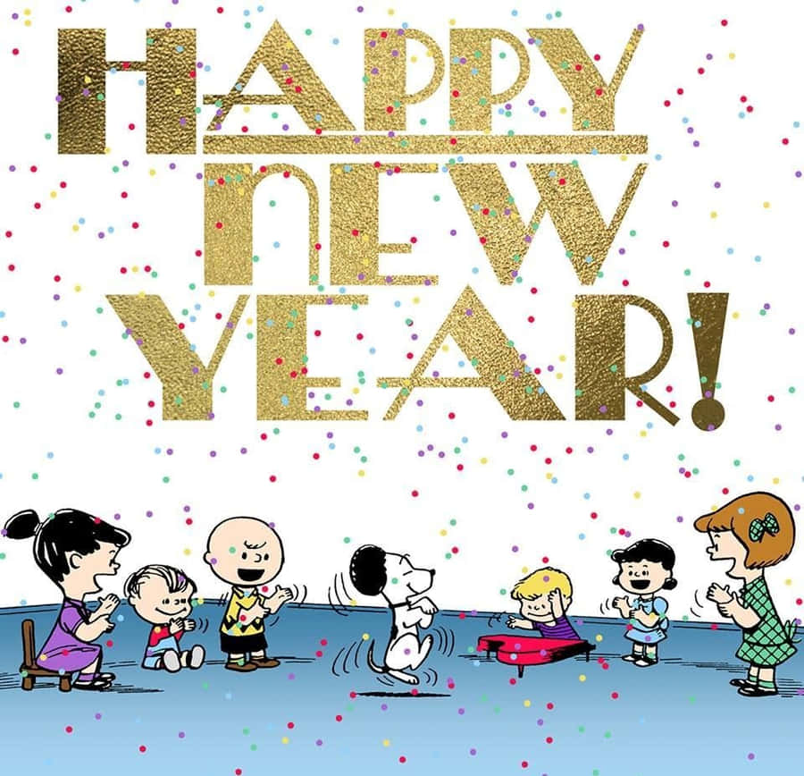 Charlie Brown New Year 桌布