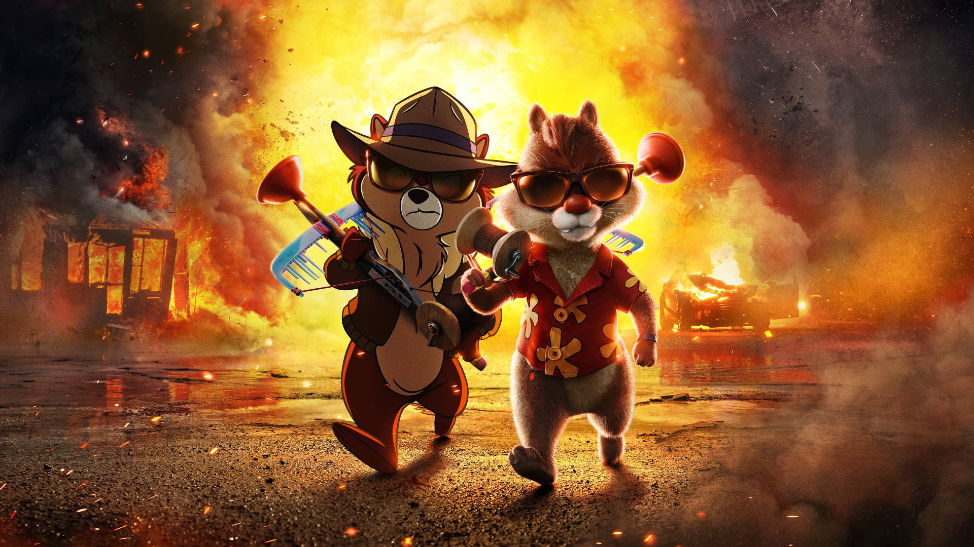 Chip N Dale Rescue Rangers 桌布