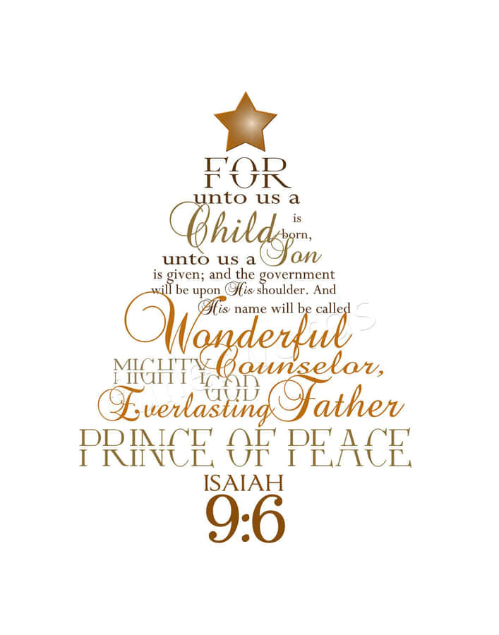 Christmas Scripture 桌布