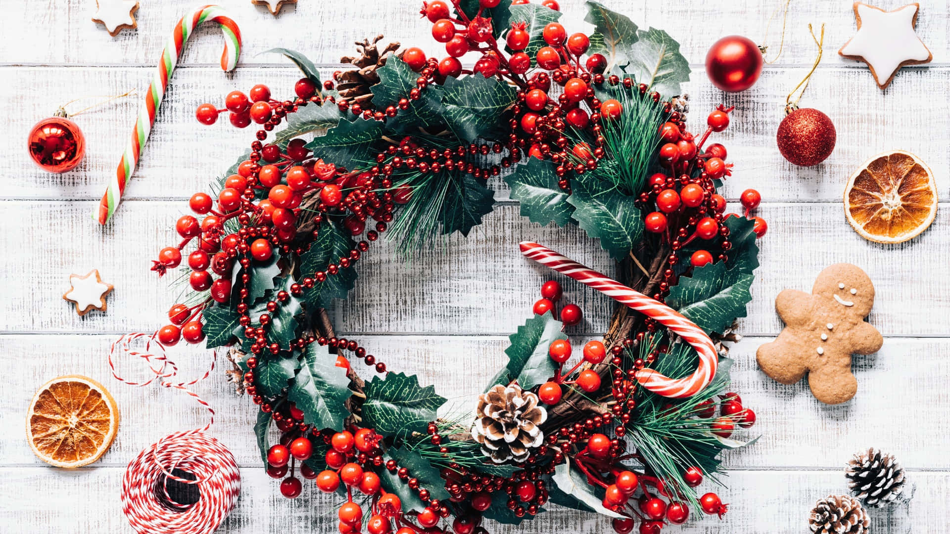 Christmas Wreath 桌布
