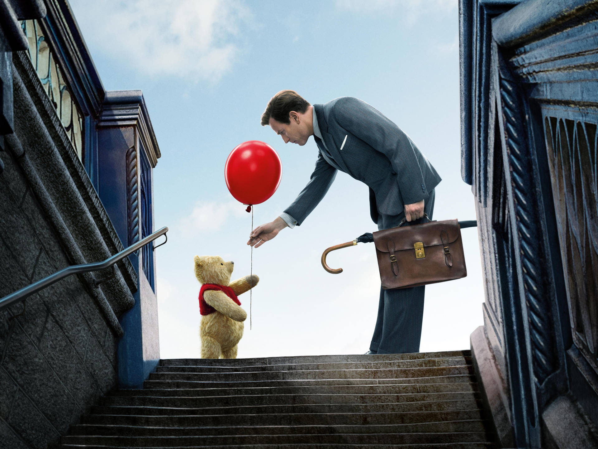 Movie Christopher Robin Winnie the Pooh HD Wallpaper | Background Image