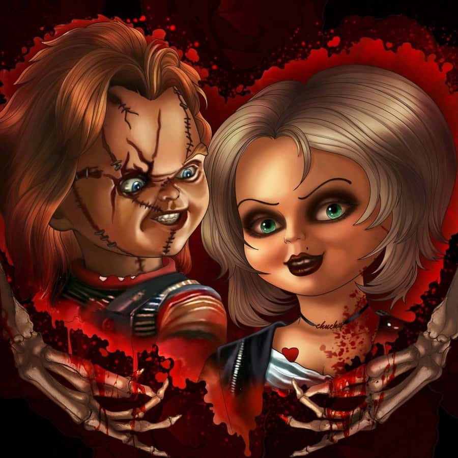 Chucky And Tiffany 桌布