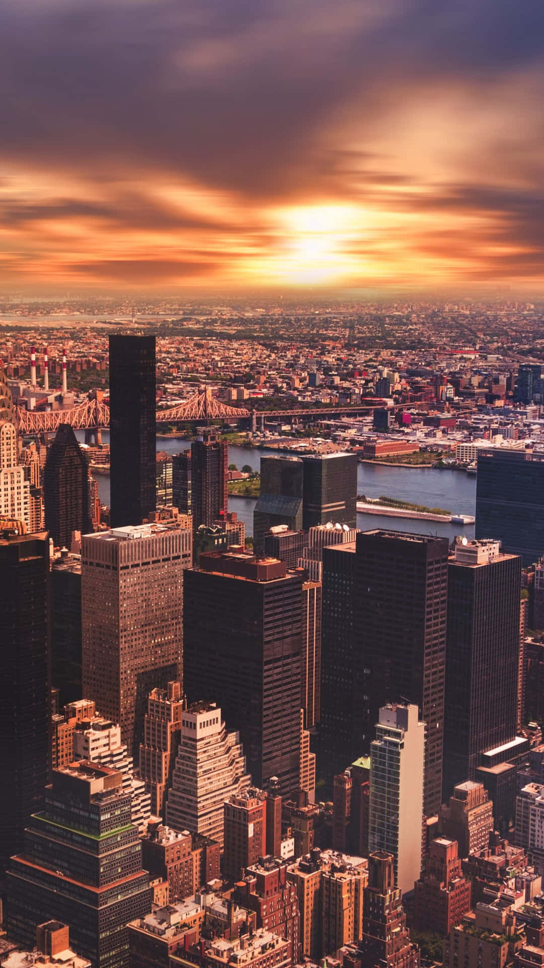 City Sunset iPhone 桌布
