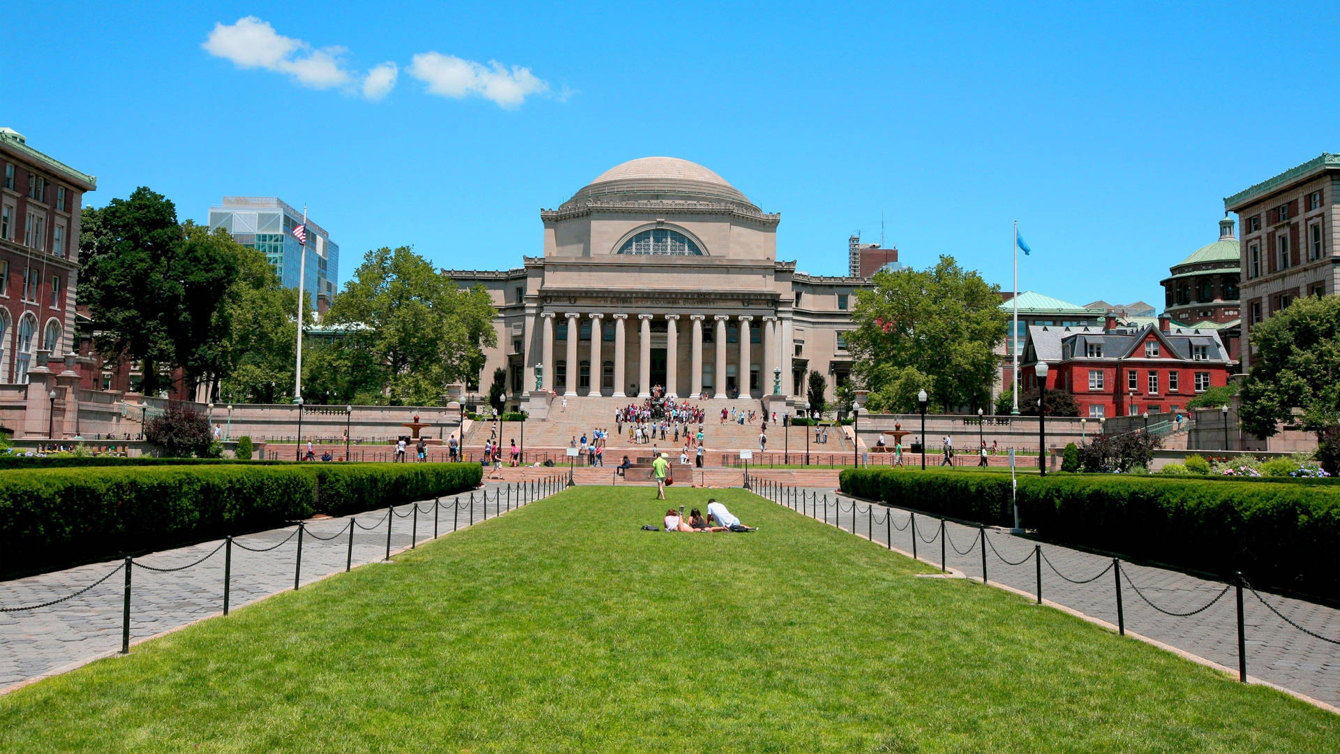 Columbia University 桌布