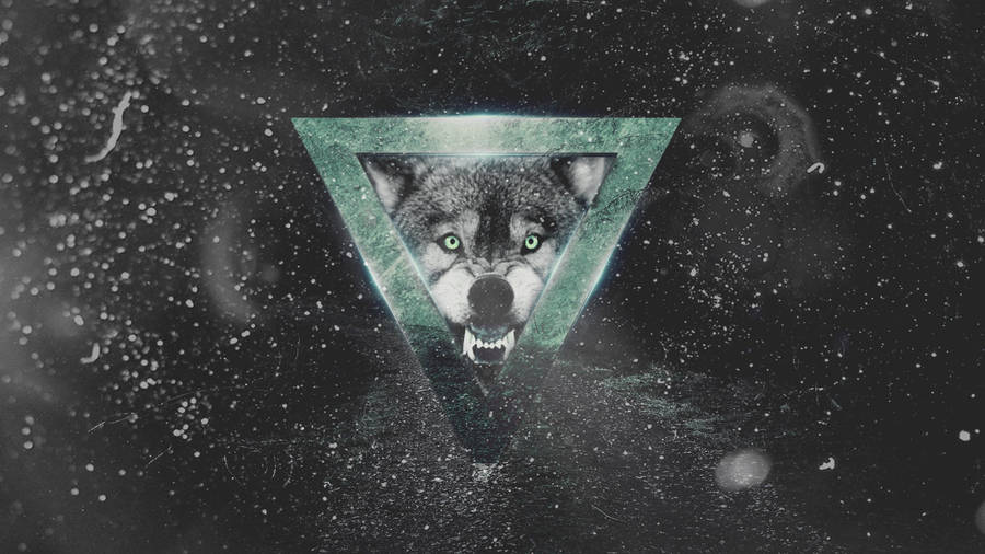 Cool Galaxy Wolf 桌布