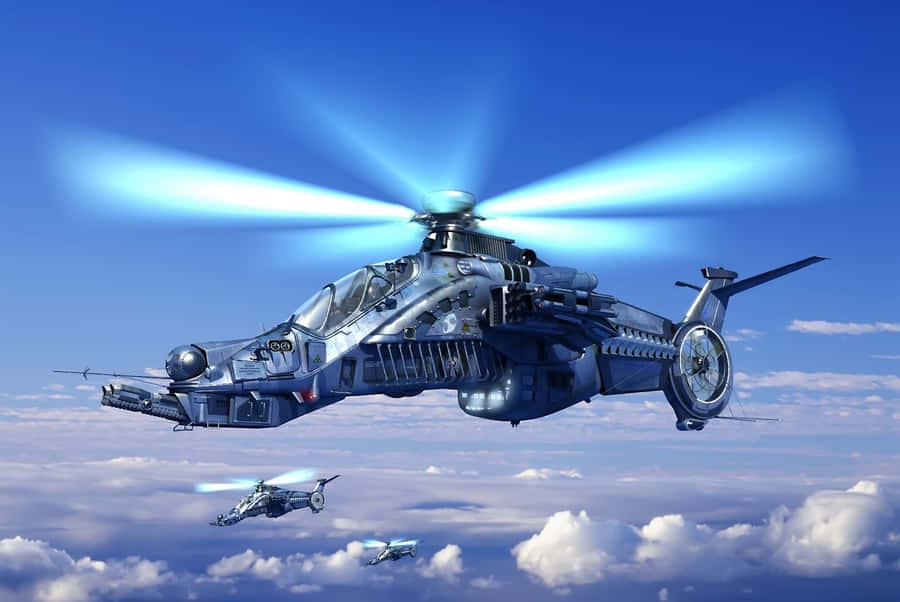 Cool Helicopter 桌布