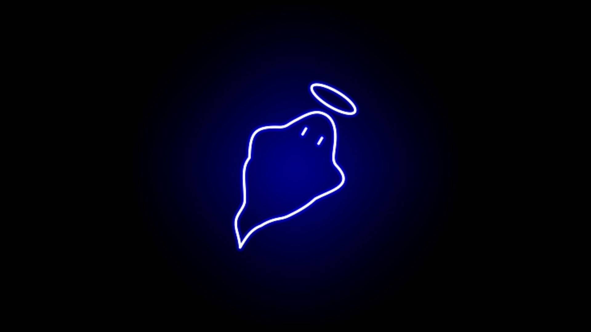 Cool Neon Blue 桌布