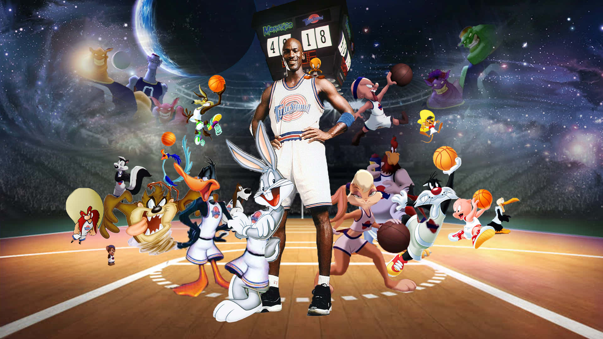 Cool Space Jam 桌布
